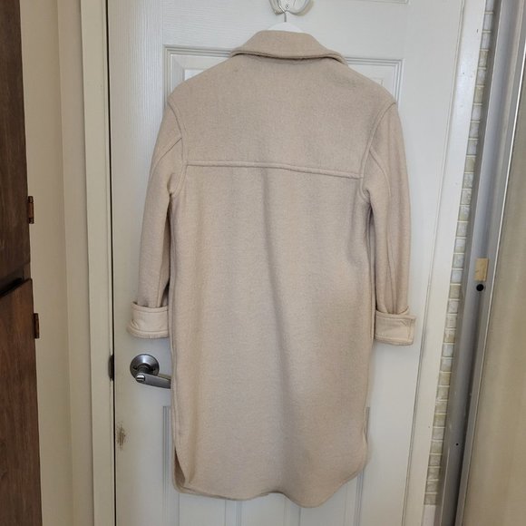 Aritzia Wilfred Free Ganna Long Shirt Jacket 2XS - Picture 5 of 8
